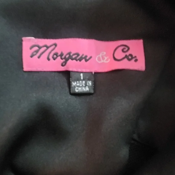 ! Black maxi dress with slit , Side Peekaboo - Picture 4 of 5